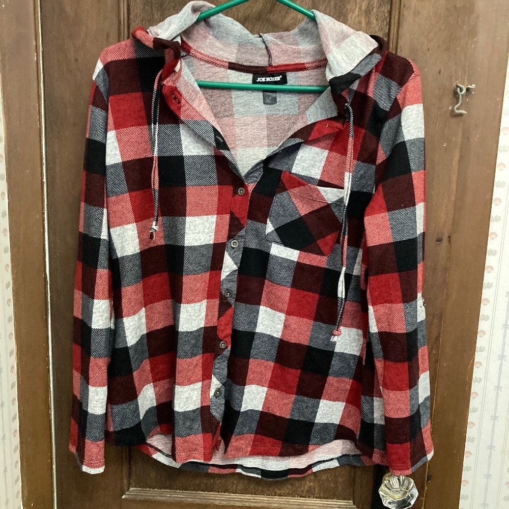 Joe Boxer hooded flannel